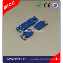 MICC Mini tipo T (azul) Clavijas planas C / w Mini abrazadera de cable